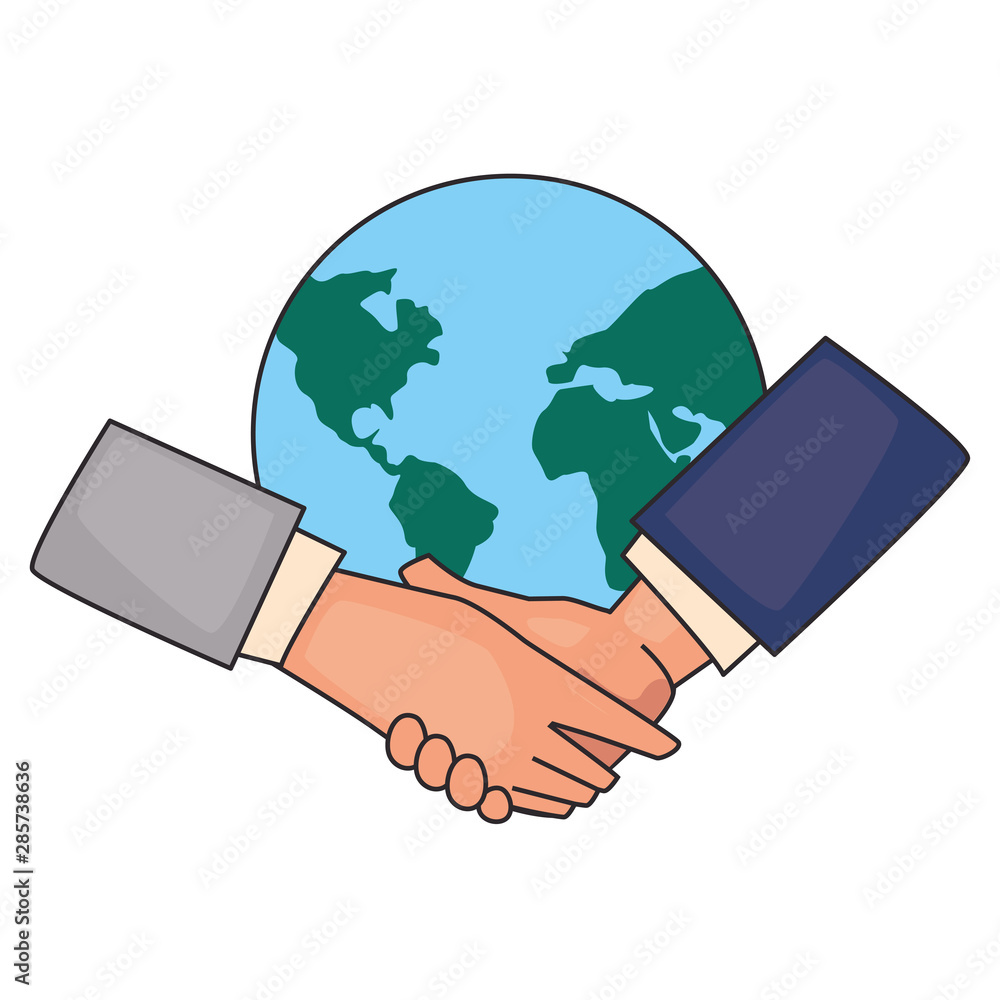 handshake icon flat design image handshake icon flat design image