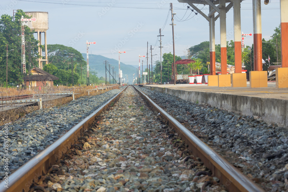 Fototapeta premium Railroad tracks