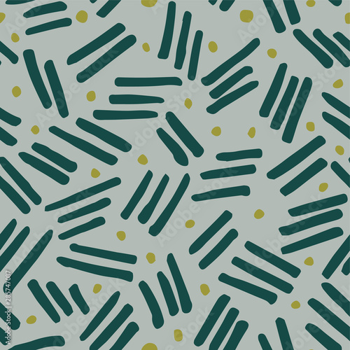 Abstract Seamless Pattern. Brush Strokes.