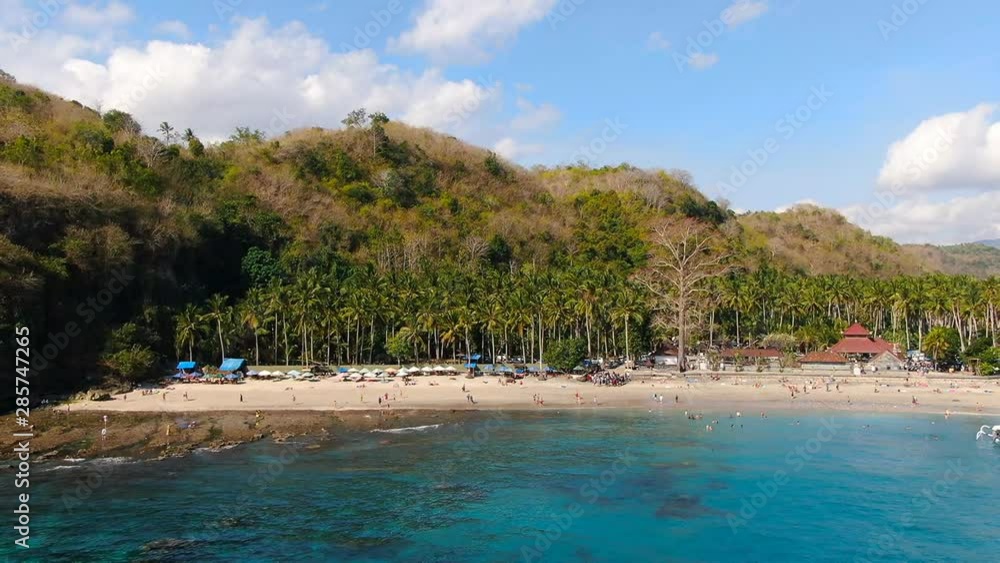 Crystal Bay Beach on Nusa Penida Island, Bali, Indonesia. Crystal Bay Beach on Nusa Penida Island, Bali, Indonesia.