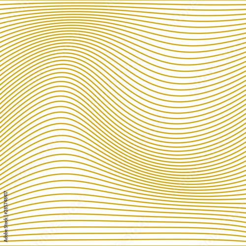 Photography Abstract golden stripe wave lines pattern background.