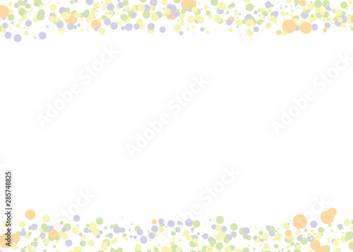Confetti template design Easter baby retro vintage