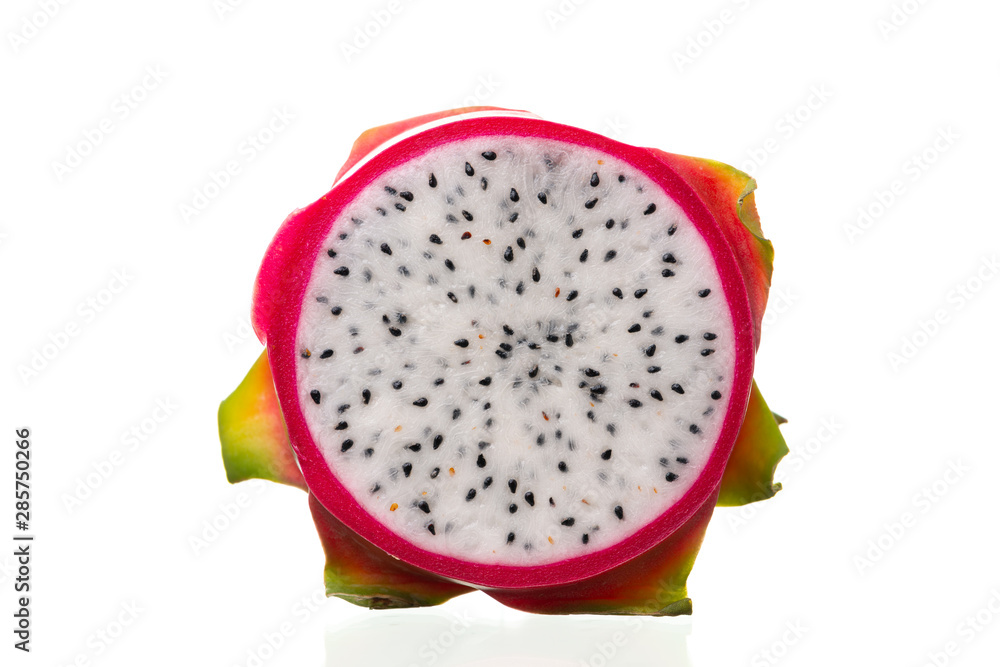 Dragon fruit, pitaya isolated on white Dragon fruit, pitaya isolated on white