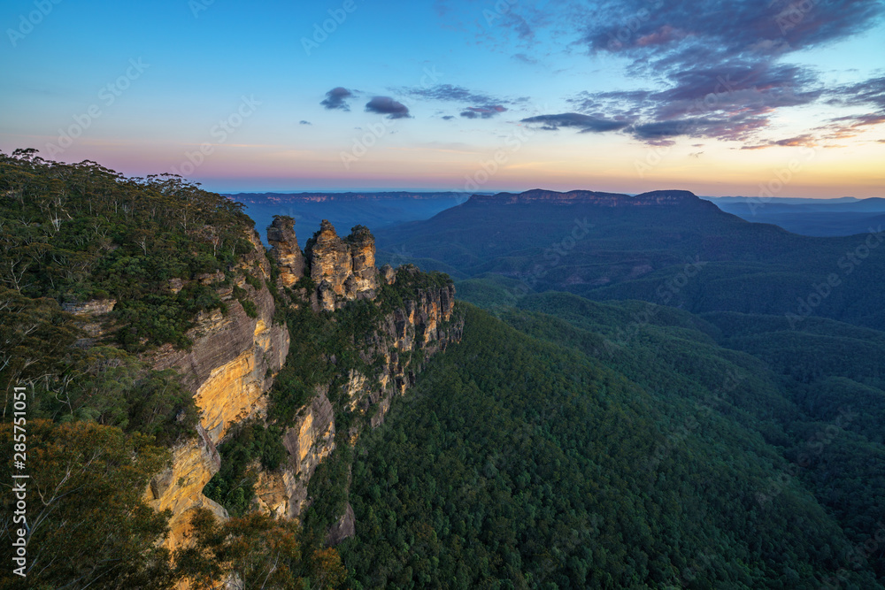 sunset at three sisters lookout, blue mountains, australia 52 sunset at three sisters lookout, blue mountains, australia 52