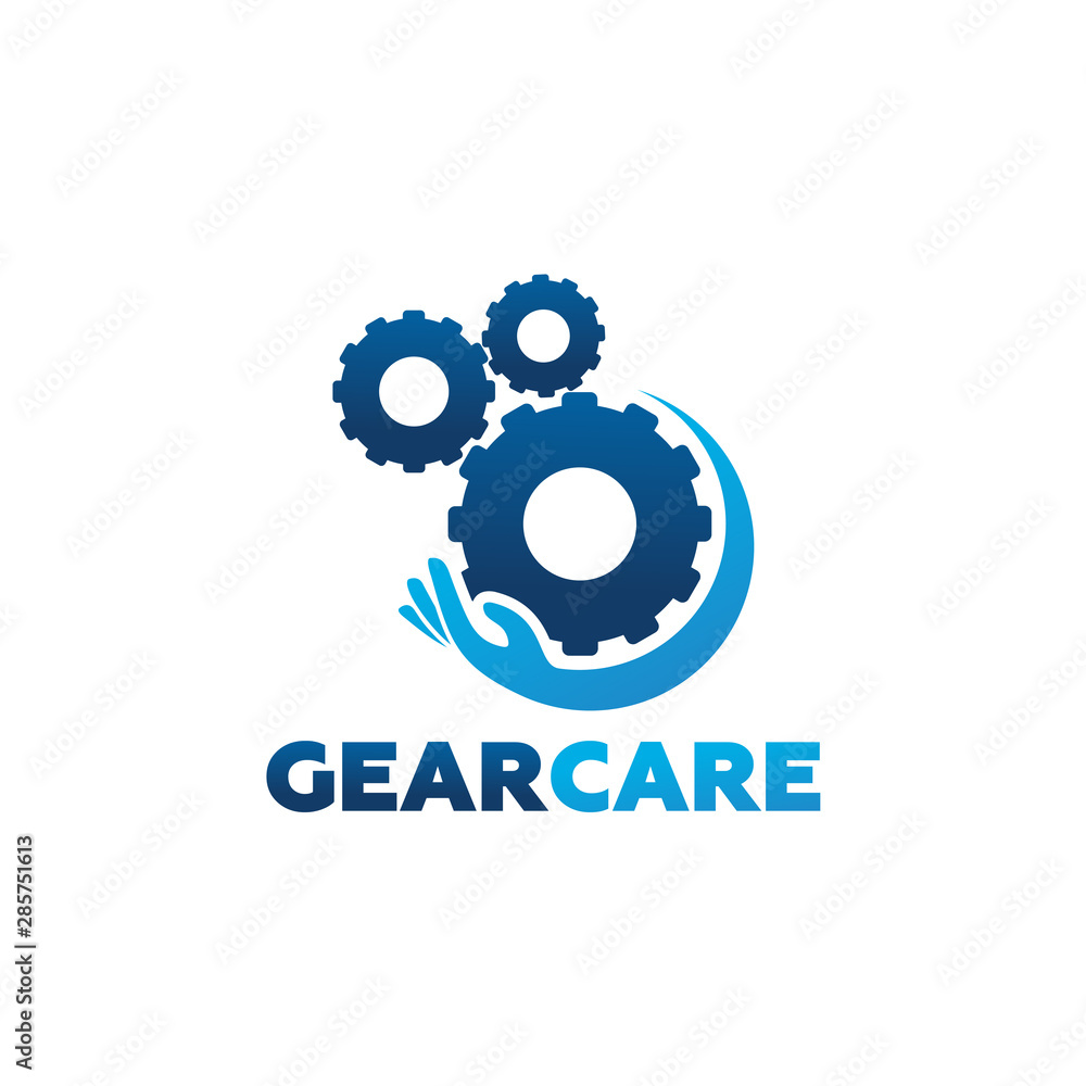 Gear Care Logo Template Design Vector, Emblem, Design Concept, Creative Symbol, Icon Gear Care Logo Template Design Vector, Emblem, Design Concept, Creative Symbol, Icon