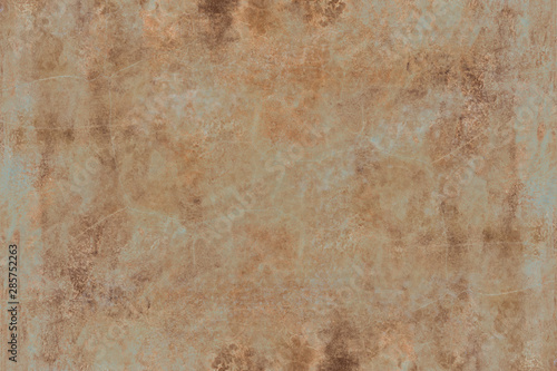 cement polished wall old stain brown texture floor concrete vintage background © pramot48