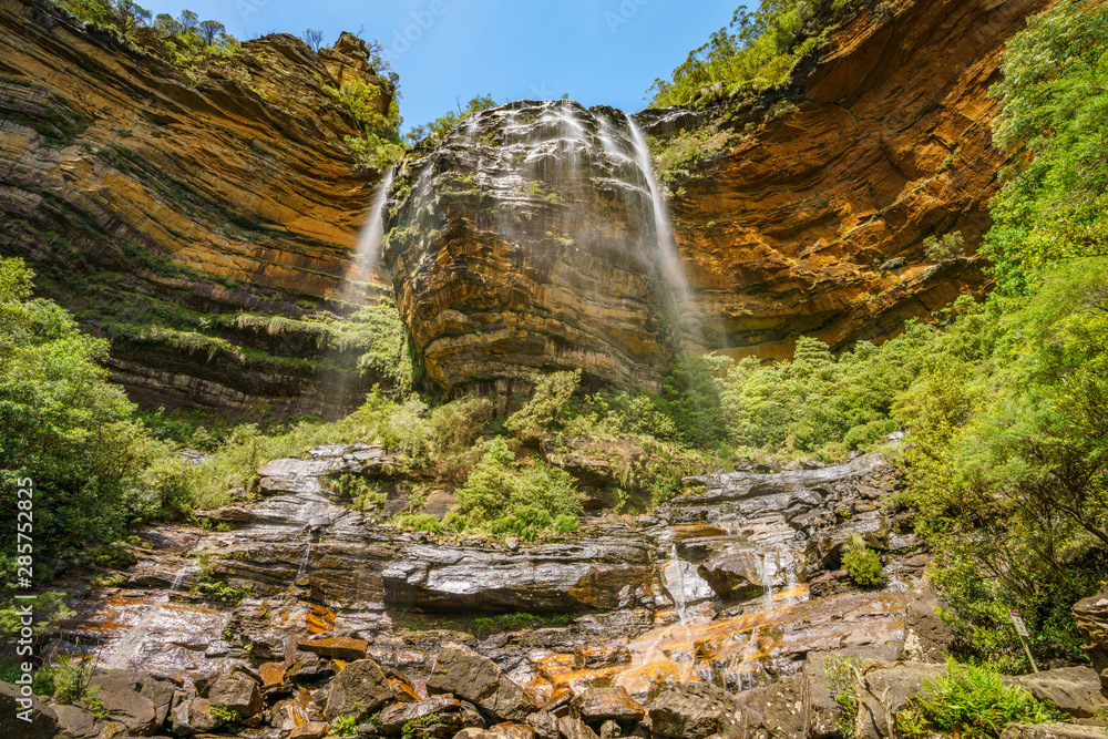beautiful waterfalls, wentworth falls, blue mountains, australia 52