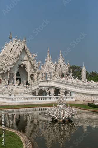 Chiang Rai,Thailand - the unique Buddhism Temple's building in Chiang Mai,Thailand named " Wat Rong Khun". © Artur
