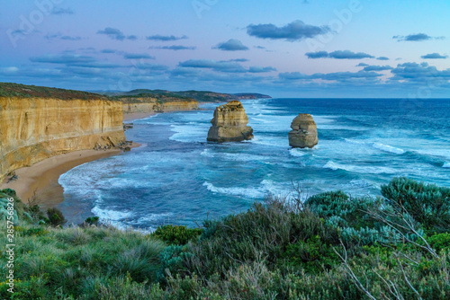 sunset at gibson steps, great ocean road at port campbell, australia 53