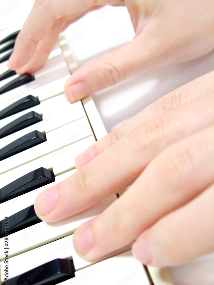 Fototapeta premium キーボード演奏