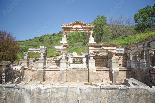 ruins of the ancient ephesus city