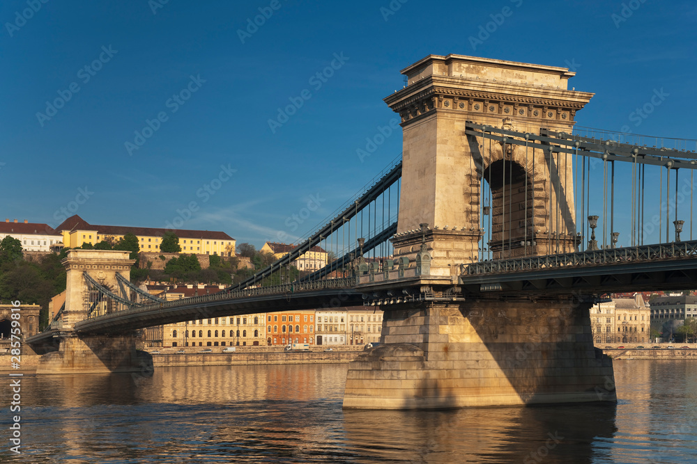Obraz premium Kettenbrücke Budapest, Ungarn