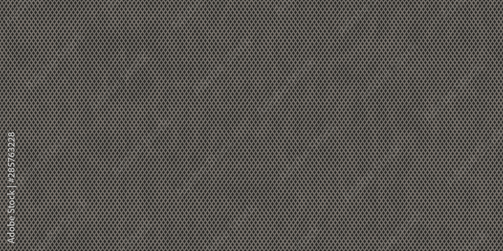 Knurling touch texture. Knurl contact surface background. Metal rhombus