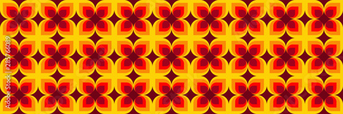 Geometric vintage wallpaper
