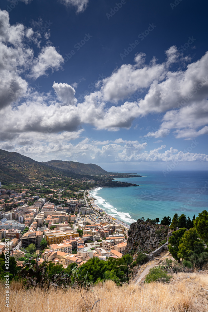 Gorgeous view from Rocca di Cefalu in Sicily