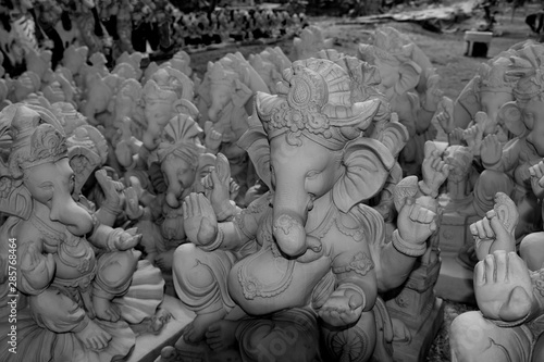Lord Ganesha Statue, ganapati bappa, Ganesh chaturthi in Delhi India