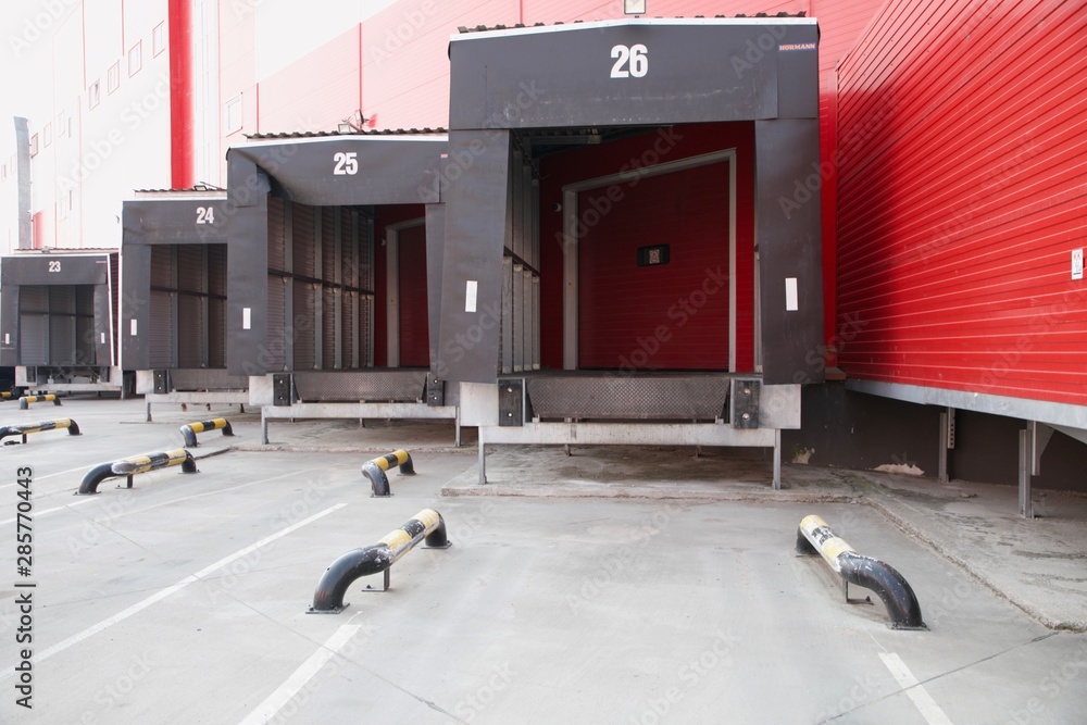 Obraz premium Temporary storage warehouse and bonded warehouse