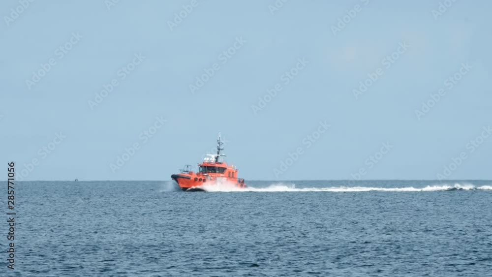 Swedish Pilot Vessel in the Baltic Sea Swedish Pilot Vessel in the Baltic Sea
