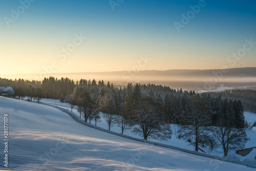Winterurlaub und Wandern in Lenzkirch im Schwarzwald bei Schnee