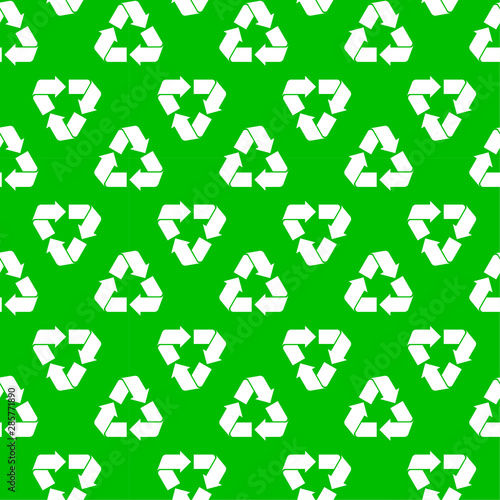Seamless recycling pattern green