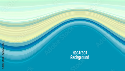 abstract smooth blue curve background design