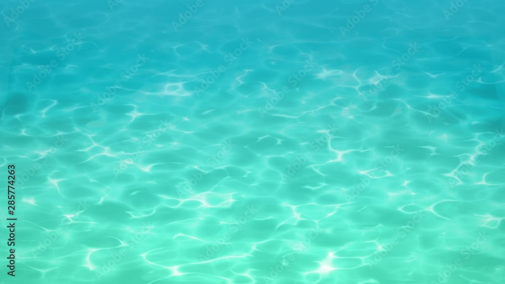 The tropical surface of the water, and the effect that expressed sparkle, and it is the animation which expressed depth.(exposure brighten) The tropical surface of the water, and the effect that expressed sparkle, and it is the animation which expressed depth.(exposure brighten)