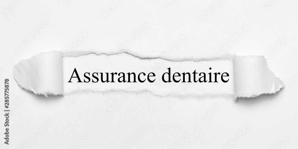 Fototapeta premium Assurance dentaire