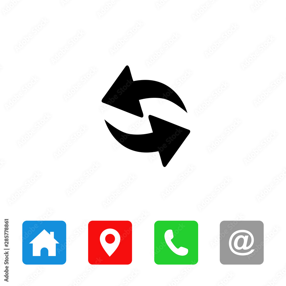 Reload icon vector, Reload symbol vector for web computer and mobile Reload icon vector, Reload symbol vector for web computer and mobile