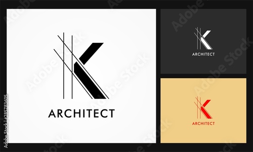 k architect vector logo
