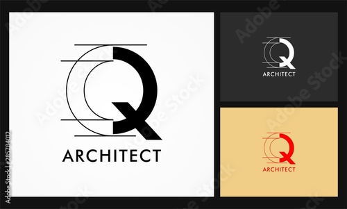 q architect vector logo