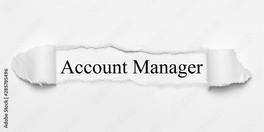 Obraz premium Account Manager 