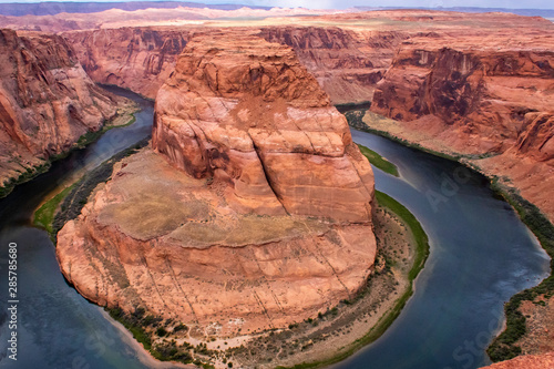 A beautiful place which looks like horse shoe bend in Colorado river near Page, AZ