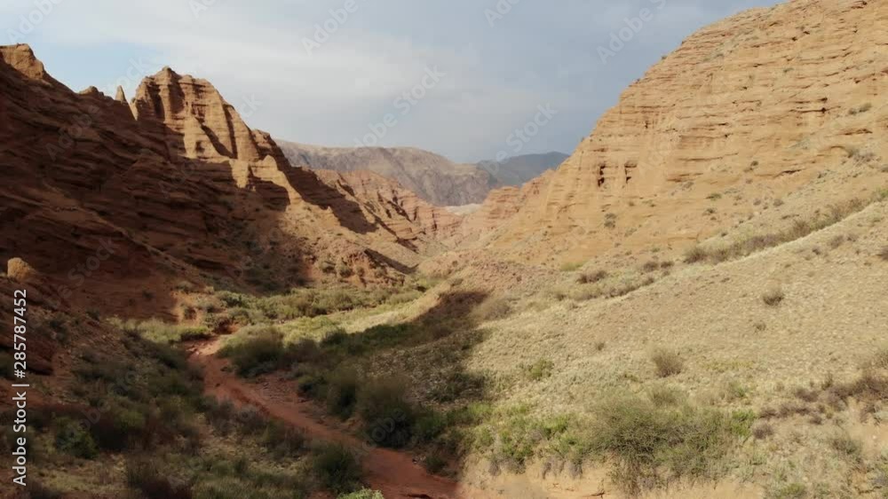Kyrgyzstan, mountain and foothill areas. Landscapes. Kyrgyzstan, mountain and foothill areas. Landscapes.