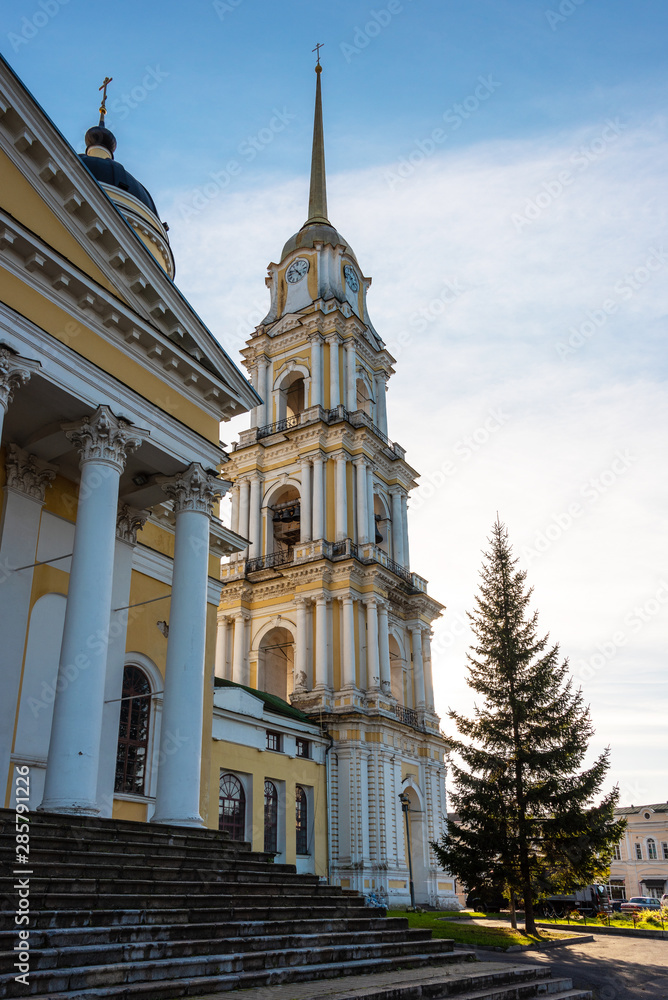 Spaso-Preobrazhensky Cathedral in town of Rybinsk in Russia