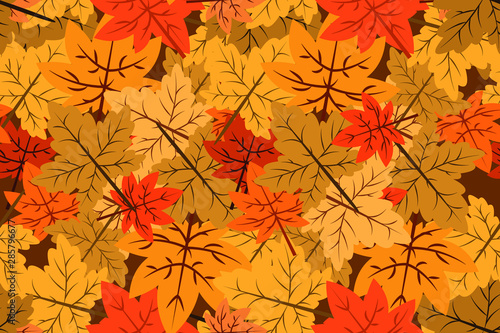 Autumn seamless pattern