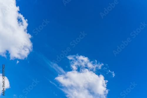 Fototapeta Naklejka Na Ścianę i Meble -  The sky in sunny summer weather, a cloudy background
