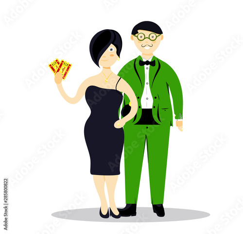 man and woman