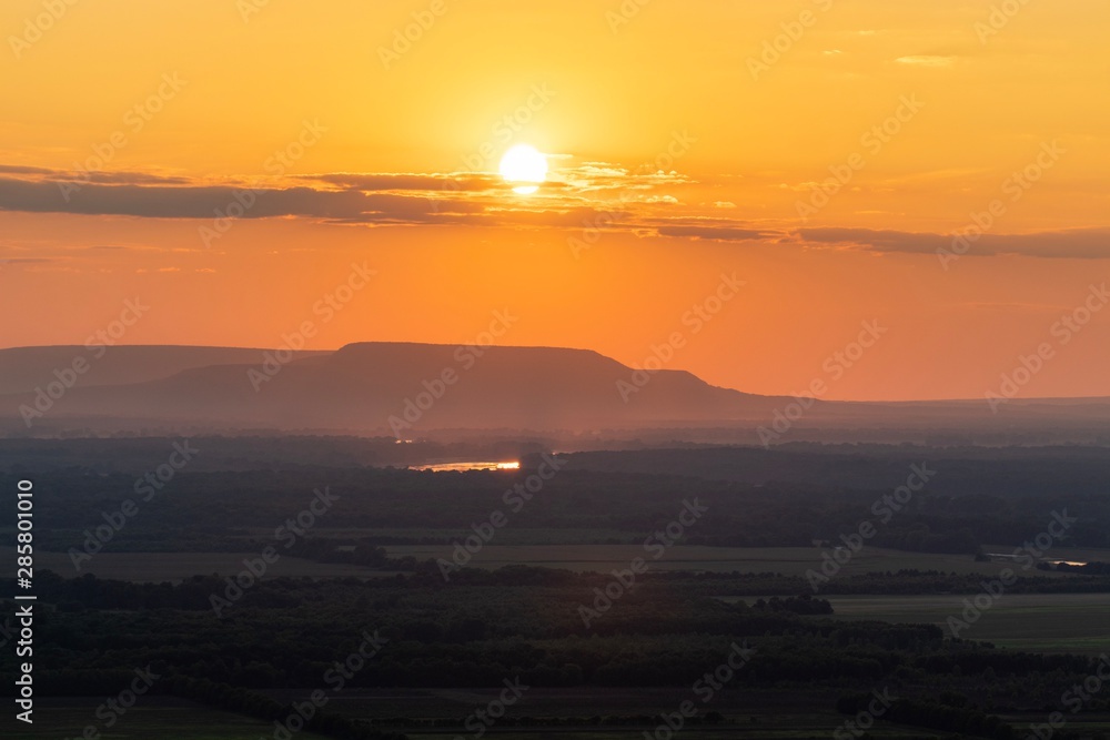 custom made wallpaper toronto digitalSunset over the Hills