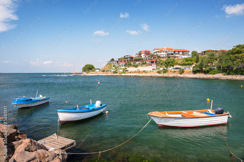Beautiful seascape of the Black Sea coast
