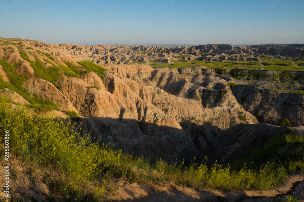 Obraz premium Badlands sunset