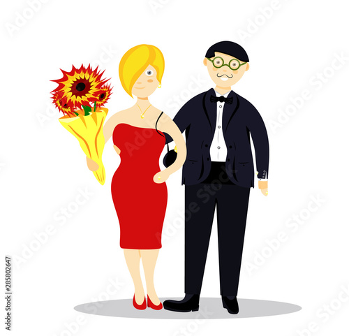 man and woman