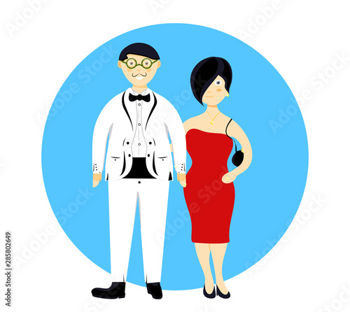 man and woman