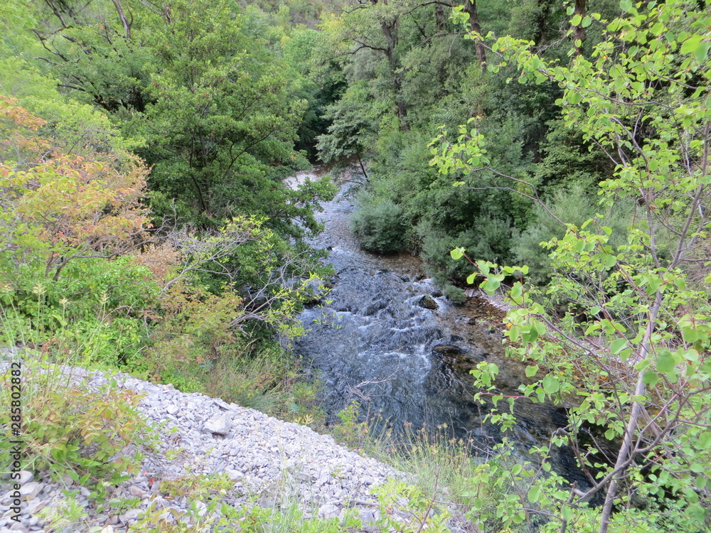 River - Circus of Navacelles in the south of France River - Circus of Navacelles in the south of France