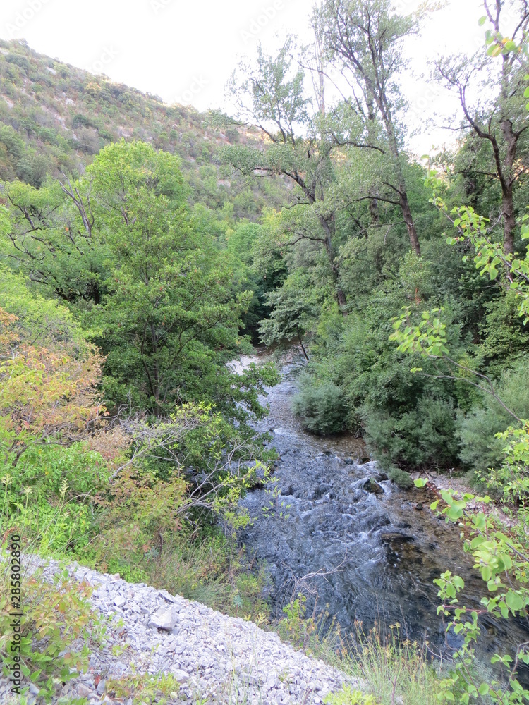 River - Circus of Navacelles in the south of France