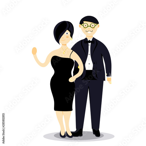 man and woman
