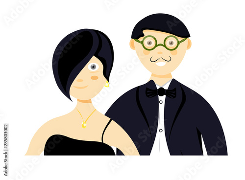 man and woman