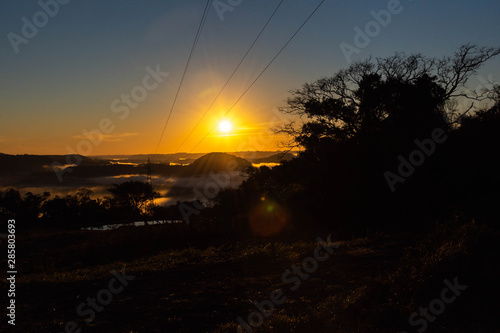 Early morning in the Jaguari River Valley, Jaguari City, RS, Brazil 05
