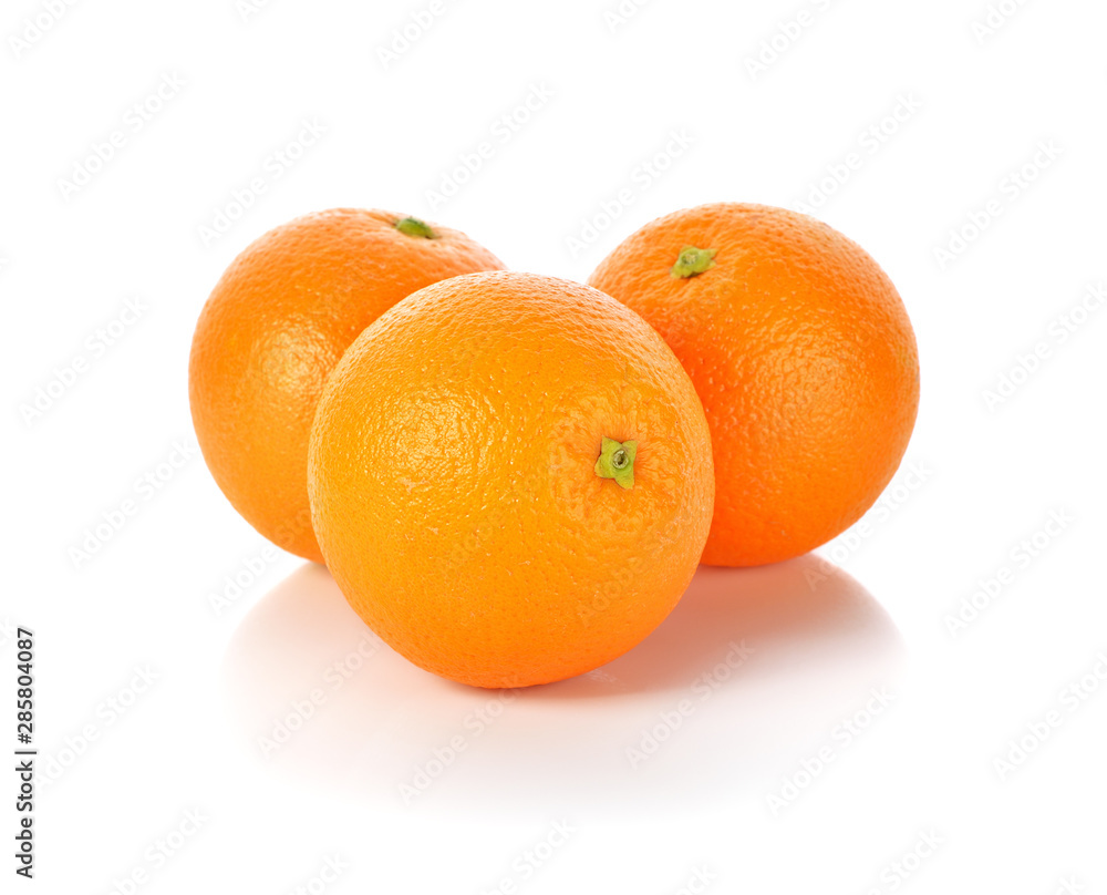 Orange fruit isolated on white background Orange fruit isolated on white background