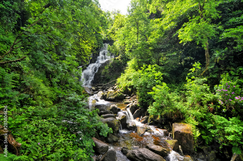 Torc Waterfall in the Killarney National Park in Kerry, Ireland