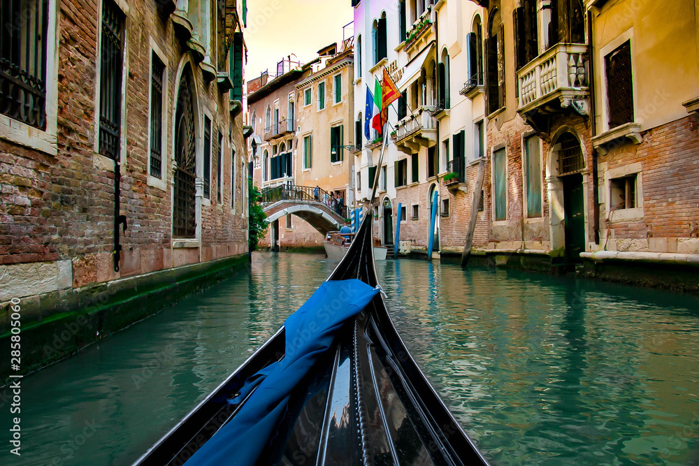 venice and gondola